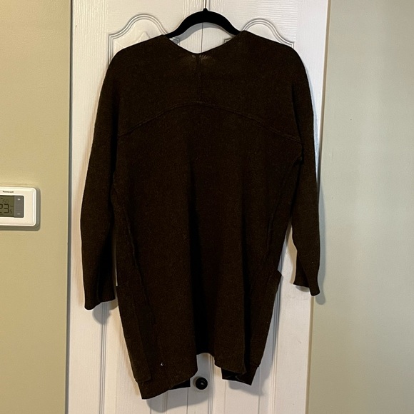 Monk & Lou oversized brown wool cardigan XS - Picture 2 of 6